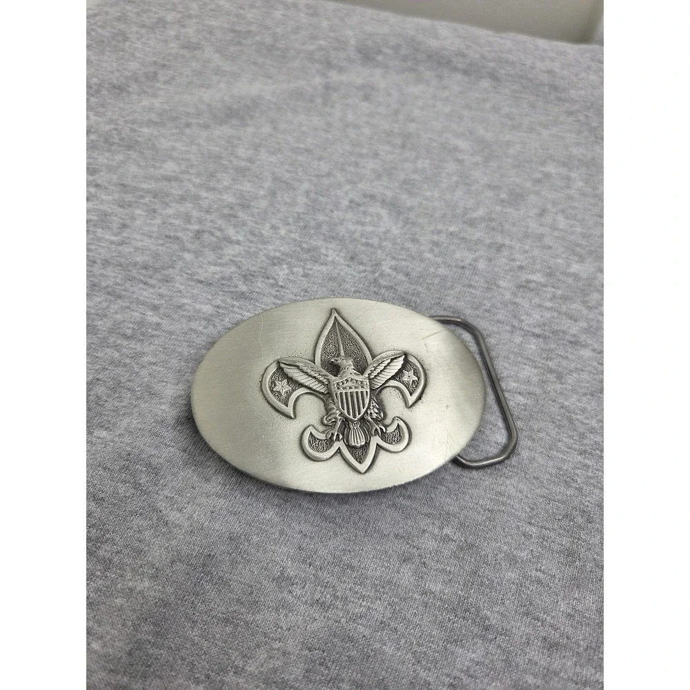 Vintage Boy Scouts of America Fine Pewter Eagle Belt Buckle